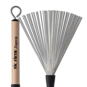 Escobillas Vic Firth Mango Madera Metálicas Legacy Lb