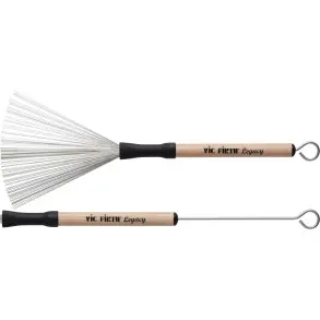 Escobillas Vic Firth Mango Madera Metálicas Legacy Lb