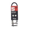 Cable Stagg Plug Plug Interpedal Angular De 30 Cm | SPC030LDL