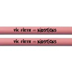 Baquetas Palillos Vic Firth Kids Niños Punta De Madera Rosa
