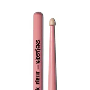 Baquetas Palillos Vic Firth Kids Niños Punta De Madera Rosa