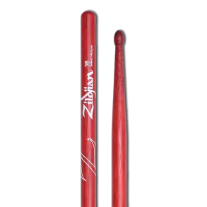 Palillos Zildjian 5B Punta Madera Hickory Rojo