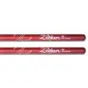 Palillos Zildjian 5B Punta Nylon Hickory Rojo