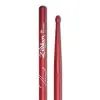 Palillos Zildjian 5B Punta Nylon Hickory Rojo