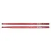 Palillos Zildjian 5A Punta Nylon Hickory Rojo