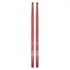 Palillos Zildjian 5A Punta Nylon Hickory Rojo