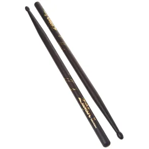 Palillos Zildjian 5B Punta Nylon Hickory Negro