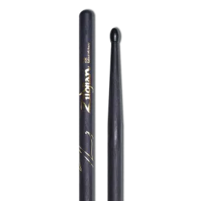 Palillos Zildjian 5B Punta Nylon Hickory Negro