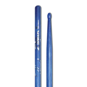 Palillos Zildjian 5A Punta Nylon Hickory Azul