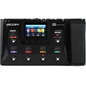 Pedalera De Efecto Para Instrumento De Cuerda Zoom G6