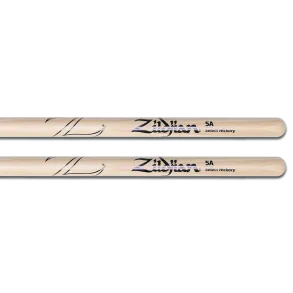 Palillos Zildjian 5A Punta Madera Hickory Americano