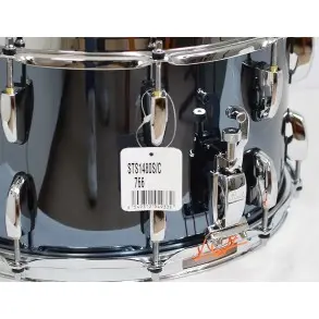 Redoblante Session Studio Series 14" x 8" Mahogany 10 torres Black Mirror Chrome