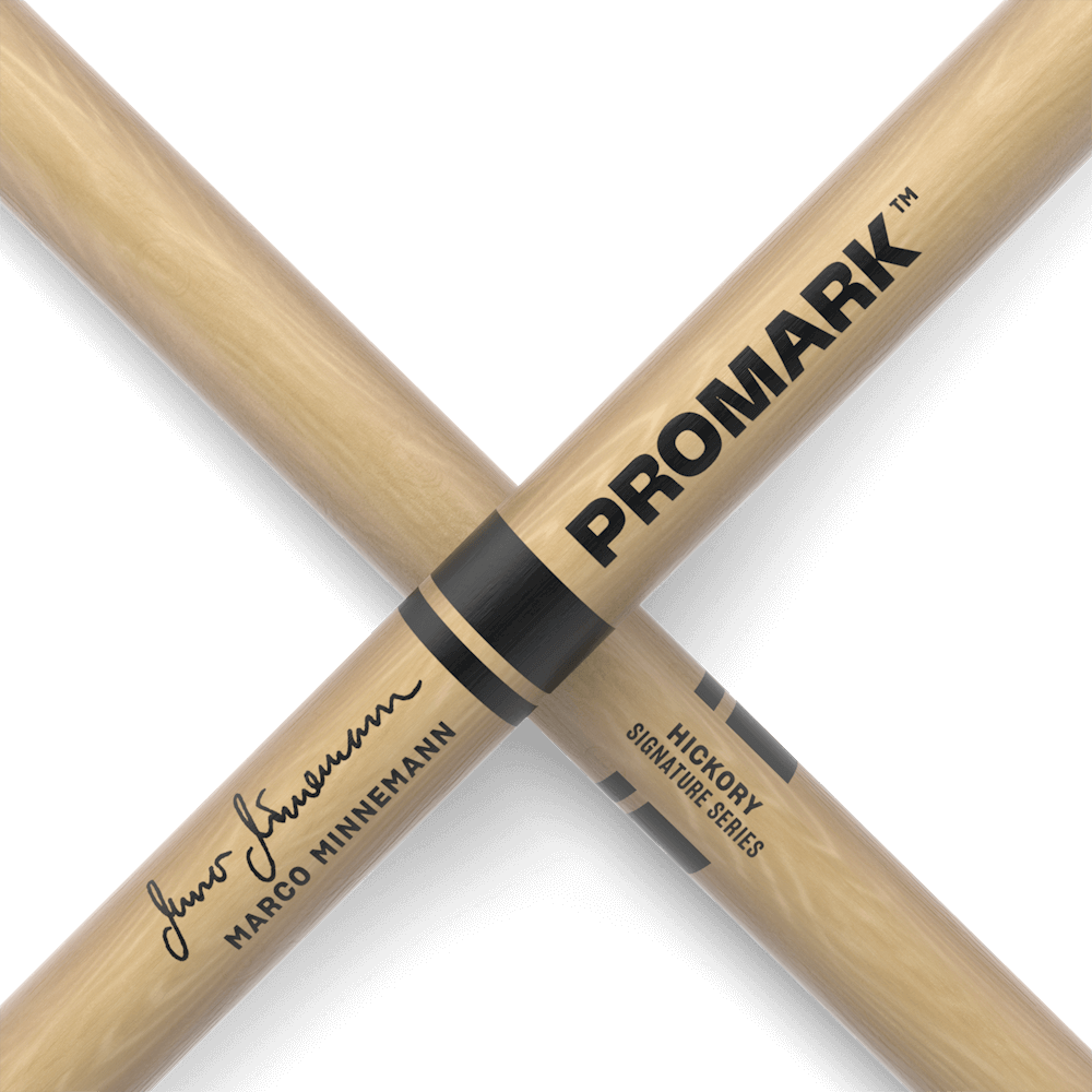 Palillos Promark Signature Marco Minnemann Hickory Tx721w