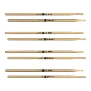 Pack de Palillos Promark 5A Punta Madera