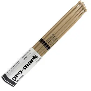 Pack de Palillos Promark 5A Punta Madera