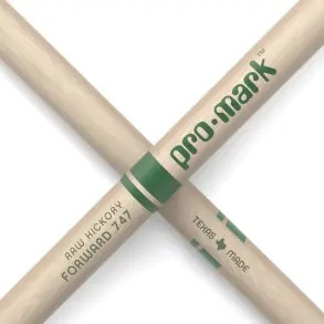 Palillos Promark Hickory Natural 747 - Punta Madera