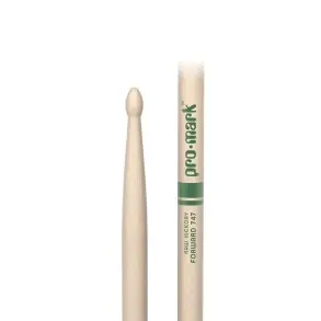 Palillos Promark Hickory Natural 747 - Punta Madera