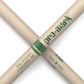 Palillos Promark Hickory Natural 5B - Punta Madera