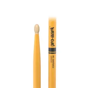 Palillos Promark Hickory 5B Punta - Madera Color Amarillo