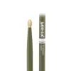 Palillos Promark Hickory 5B - Punta Madera Color Verde