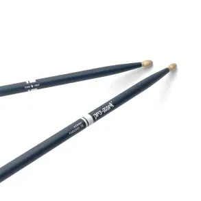 Palillos Promark Hickory 5B - Punta Madera Color Azul
