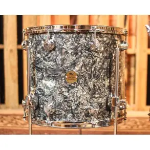 Batería DW Collector Series | 4 cuerpos Con Tom Flotante de 14x12 | Color Silver Abalone