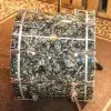 Batería DW Collector Series | 4 cuerpos Con Tom Flotante de 14x12 | Color Silver Abalone