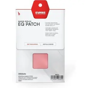 Evans FALAM PARA BOMBO CLEAR X 2 Unidades