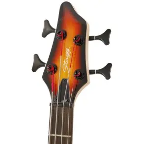 Bajo Eléctrico Stagg Fusion Precision Jazz 4 Cuerdas Sunburst 3 Tonos