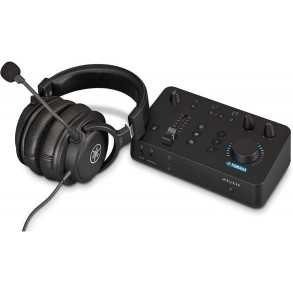 Pack Yamaha ZG01 Mixer Streaming + Auricular Con Micrófono