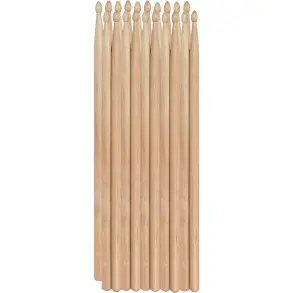 Palillos Promark Lau x 12 Unidades - 5A Punta Madera