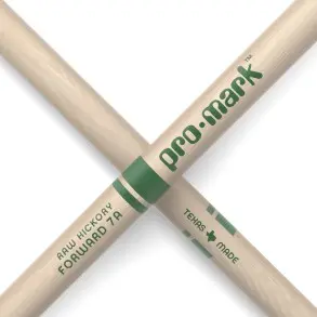 Palillos Promark Hickory Natural - 7A Punta Madera