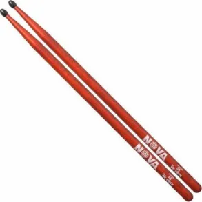 Palillos Baquetas Nova By Vic Firth 5anr Punta Nylon Rojo