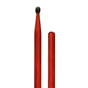 Palillos Baquetas Nova By Vic Firth 5anr Punta Nylon Rojo