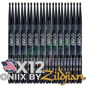 Pack x12 Palillos Zildjian ONIIX Series 5A Punta Madera Hickory