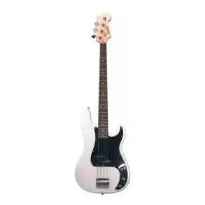 Bajo Eléctrico Leonard Precision 4 Cuerdas Blanco + Accesorios