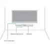 Barra De Sonido Compacta Con Subwoofer Incorporado y Bluetooth Yamaha SRC20AB