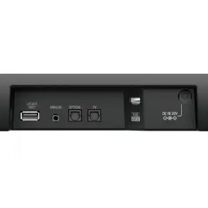 Barra De Sonido Compacta Con Subwoofer Incorporado y Bluetooth Yamaha SRC20AB