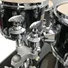 Batería Acústica Yamaha Stage Raven Black De 5 Cuerpos Con Bombo 22 | SBP2F5RB
