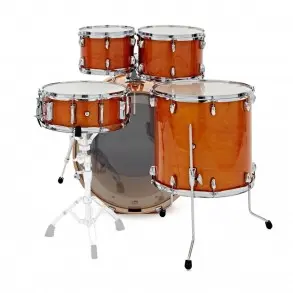 Batería Acústica Yamaha Stage Custom De 5 Cuerpos Con Bombo De 20 | Color Honey Amber | SBP0F5HA