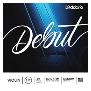 Encordado Para Violin 4/4 Daddario Debut D310 4/4M