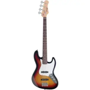 Bajo Eléctrico Stagg Jazz Bass 4 Cuerdas Sunburst 3 Tonos