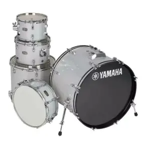 Batería Acústica Yamaha Rydeen De 5 Cuerpos Con Bombo 22 | Color Silver Glitter | RDP2F5SLG