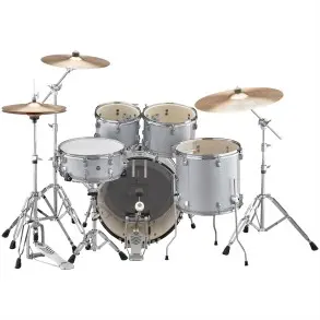 Batería Acústica Yamaha Rydeen De 5 Cuerpos Con Bombo 22 | Color Silver Glitter | RDP2F5SLG
