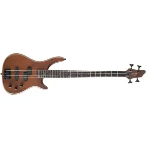 Bajo Eléctrico Stagg Fusion Mics Precision Jazz 4 Cuerdas Walnut Satin