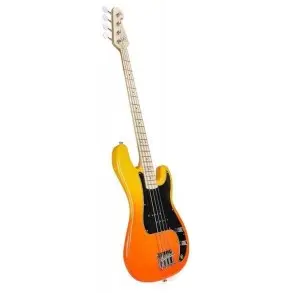 Bajo Eléctrico SX Precision 4 Cuerdas Burning Fire + Funda