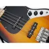 Bajo Eléctrico SX Jazz Bass 4 Cuerdas Sunburst 3 Tonos + Funda