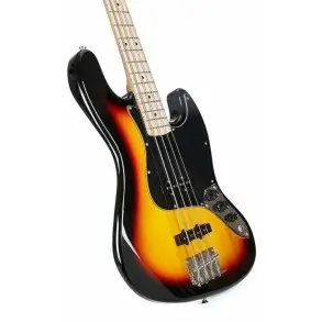 Bajo Eléctrico SX Jazz Bass 4 Cuerdas Sunburst 3 Tonos + Funda