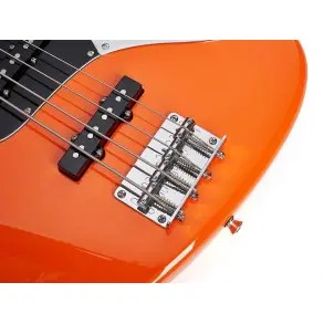 Bajo Eléctrico SX Jazz Bass 4 Cuerdas Burning Fire + Funda