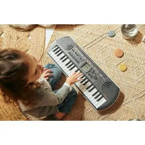 Teclado Casio SA81 De 44 Teclas Mini | 100 Sonidos | Color Negro